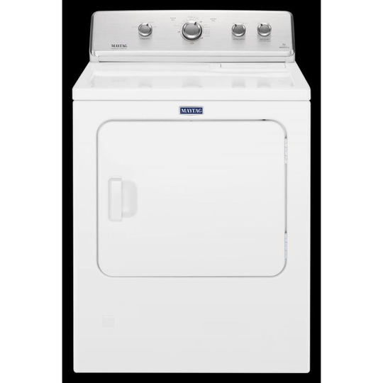 Maytag 7.0-cu ft Reversible side swing Electric Dryer (White)