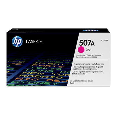 HP 507A (CE403A) Magenta Original LaserJet Toner Cartridge - CE403A