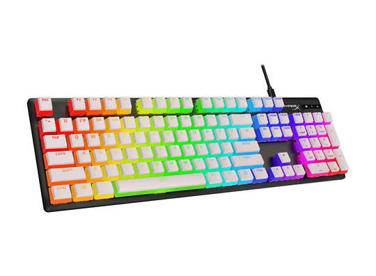 HyperX Pudding Keycaps - Full Key Set - PBT - White (US Layout)
