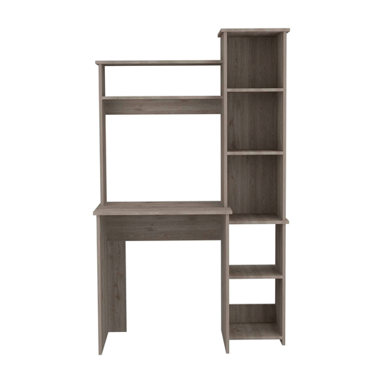 FM Furniture Nashville 39.7-in W Light Grey Computer Desk