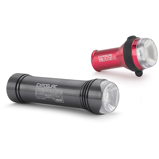 Exposure Sirius Mk10 and TraceR Mk2 Light Pack - Gun Metal Black