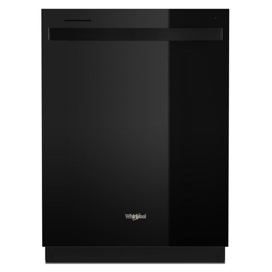 Whirlpool 47 dB 24-in Black Hidden Control Panel Built-In Dishwasher - Energy Star Certified