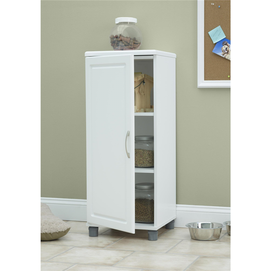 System Build Kendall Stackable Storage Cabinet - 15.38-in x 23.69-in x 38.25-in - White