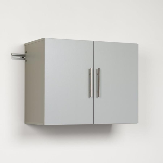 Prepac HangUps Wall Mount Storage Cabinet - 30-in x 24-in - Gray