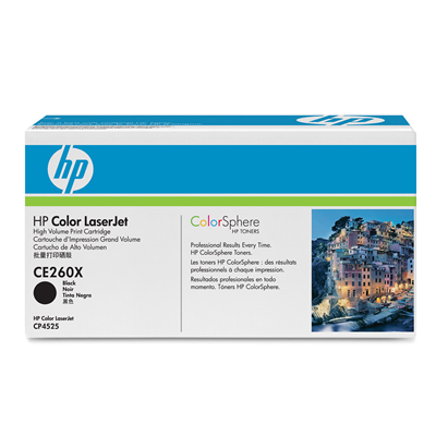 HP 649X (CE260X) Black High Yield Original LaserJet Toner Cartridge - CE260X
