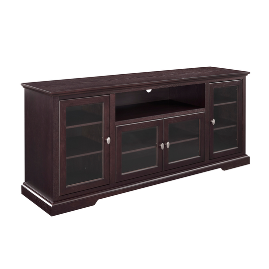 Walker Edison Casual TV Cabinet - 70-in x 30-in - Espresso
