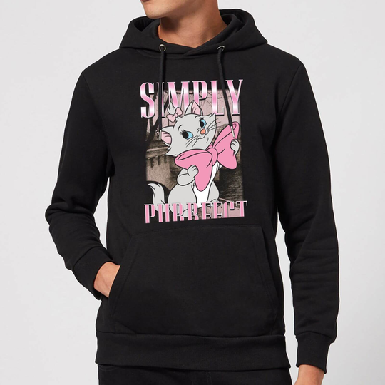 Disney Aristocats Simply Purrfect Hoodie - Black - S