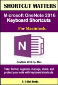 Microsoft OneNote 2016 Keyboard Shortcuts For Macintosh