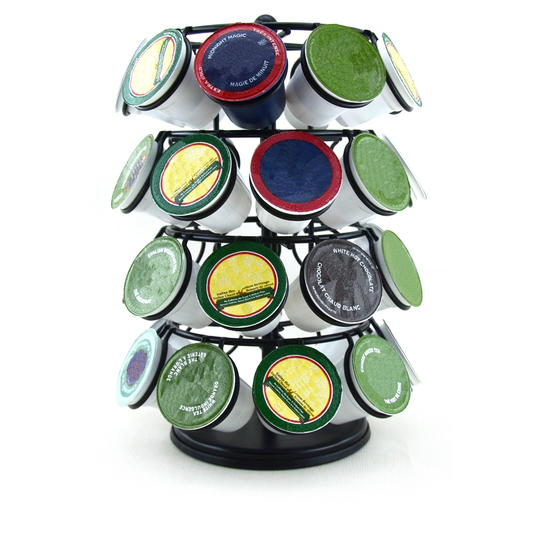 oneBREW® K-cup Carousel - Black, Holds 36 Pods