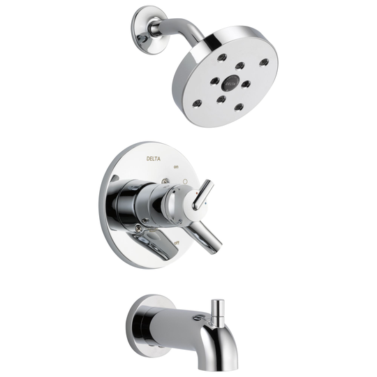 Delta Trinsic TempAssure 17 Series Bath and Shower Trim Set - Chrome
