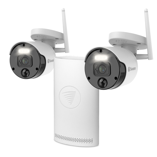 Swann 4-Channel 1080p Wi-Fi Wireless Outdoor Security System with 2 Cameras