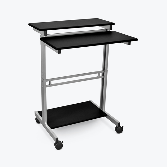 Luxor 31.5-in Adjustable Stand Up Workstation - Black