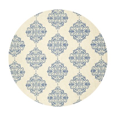 Safavieh Chelsea Ivory and Blue Area Rug, HK145A-8R