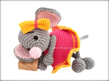 Crochet pattern cute mouse: crochet pattern