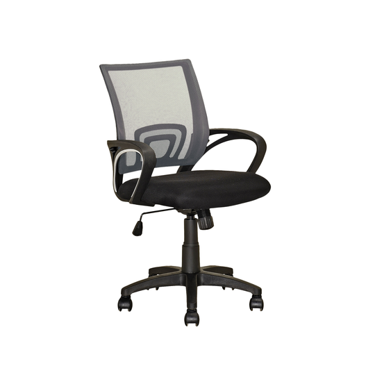 CorLiving CoreLiving 22.00-in x 18.25-in Dark Grey Mesh Back Office Chair