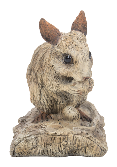 Hi-Line Gift Ltd. Decorative Garden Statue - Mouse Driftwood Look - 3.58"