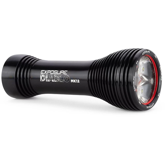 Exposure Diablo MK12 TAP Front Light - Helmet/Bar Mount} - Black