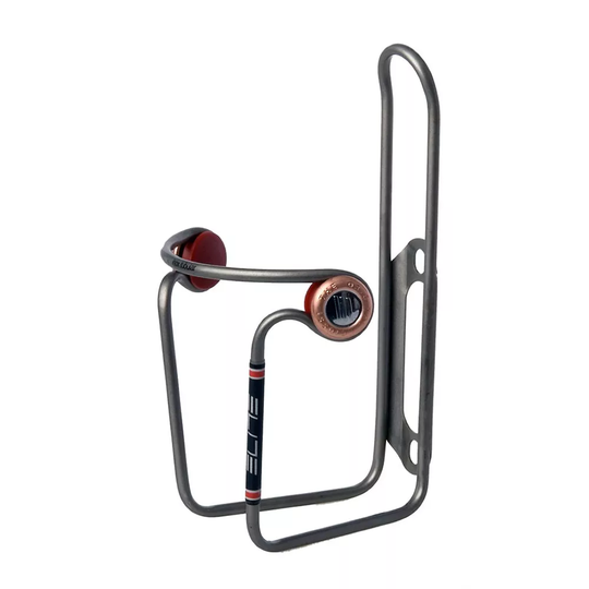 Elite Ciussi Inox Water Bottle Cage - Stainless Steel