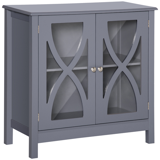 HomCom Grey Composite Sideboard