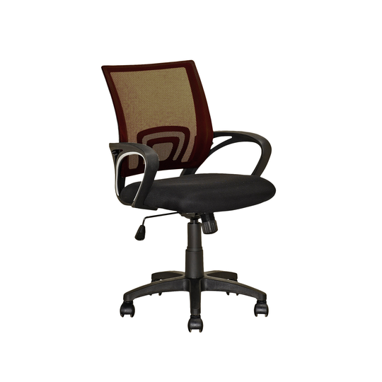 CorLiving CoreLiving 22.00-in x 18.25-in Dark Brown Mesh Back Office Chair