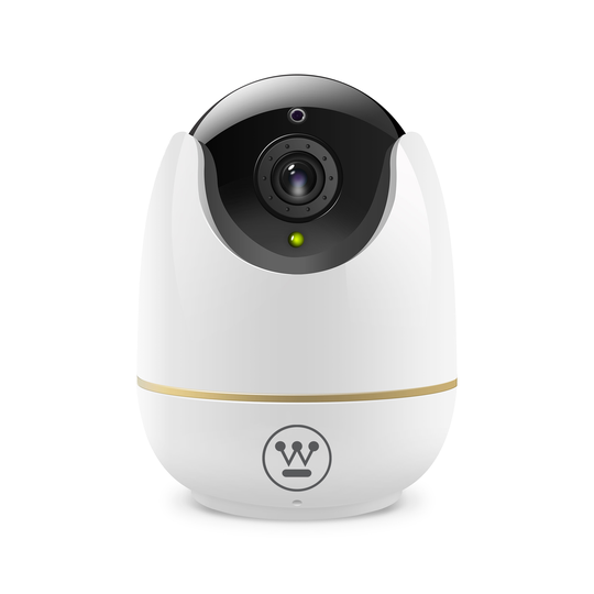 Dusco 360 Indoor Wi-Fi Pan and Tilt Security Camera - White - HD1080P - Motion Detection