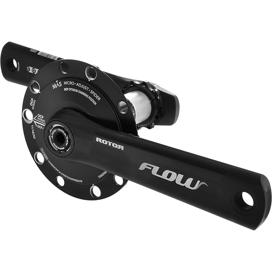Rotor INpower Flow MAS Power Meter Crankset - 110mm} - Black