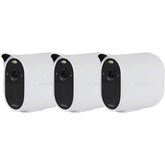 Wasserstein White Camera Skin for Arlo Essential Spotlight/XL Spotlight (3-Pack)