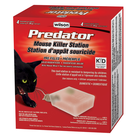 Wilson Predator 4 Pack Mouse Bait Station