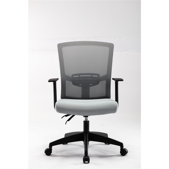 ZipDecor Grey Adjustable Height Ergonomic Swivel Task Chair