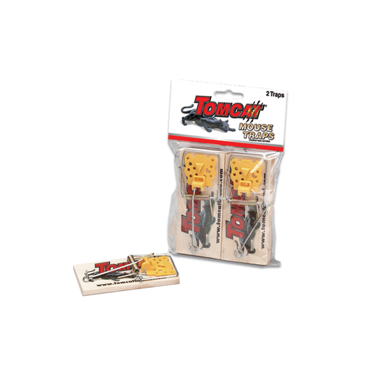 TOMCAT 2-Pack Wooden Mouse Trap