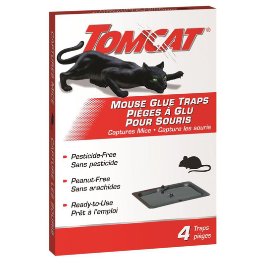 TOMCAT 4-Pack Mouse Glue Trap