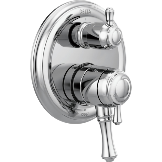 Delta Monitor 17 Series Valve Trim with Diverter - 2-Handle - 3-Setting - Chrome