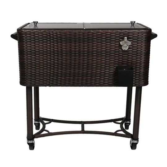 Permasteel Brown 75.7-L Wheeled Insulated Cart Cooler