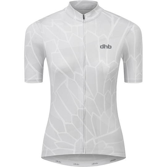 dhb Moda Women's Short Sleeve Jersey - Shado SS22 - UK 18} - White