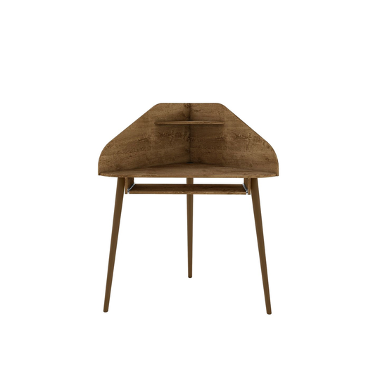 Manhattan Comfort Bradley Corner Desk - 43.98-in - Rustic Brown