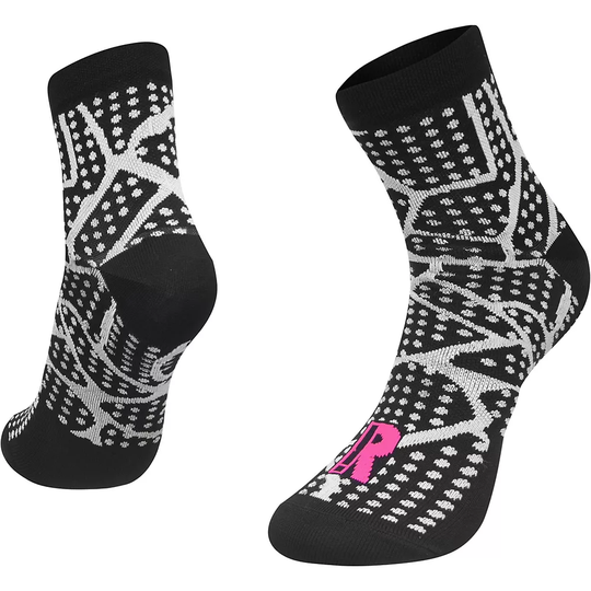 Ratio 10cm Sock - Satellite - L/XL} - Black-White