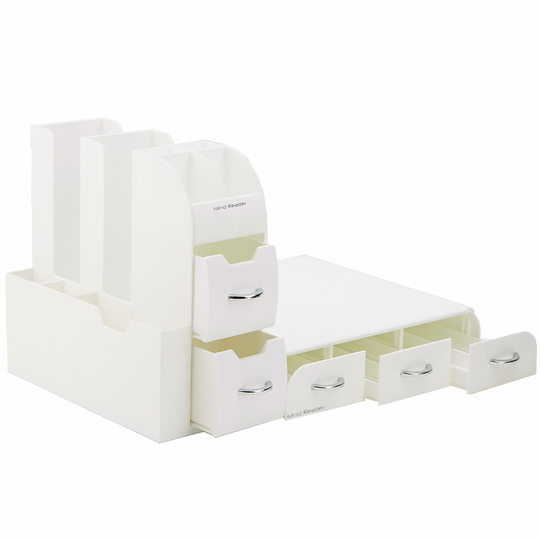Mind Reader White Coffee Pod Drawer and Coffee Organizer - Set of 2