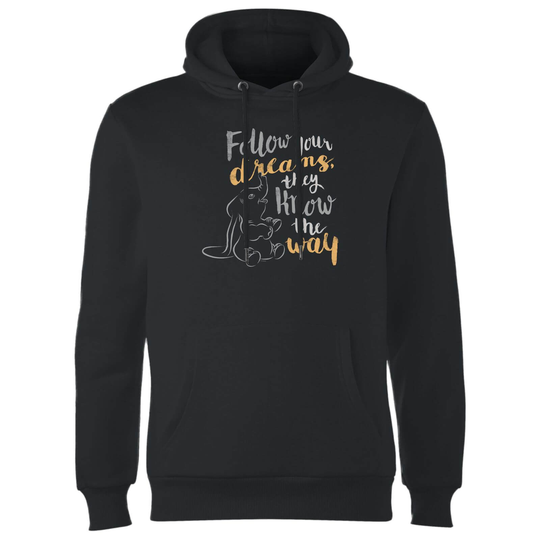 Dumbo Follow Your Dreams Hoodie - Black - S