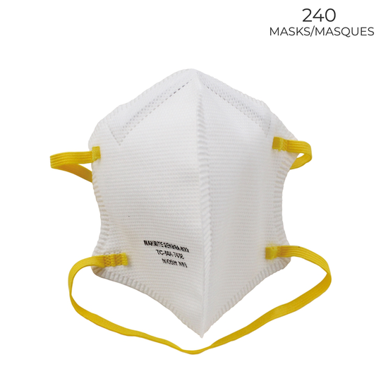 Makrite Sekura-N95 Disposable Medium/Large All-Purpose Safety Mask - 240-Pack