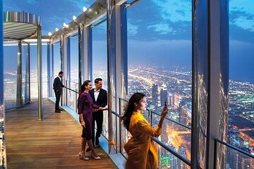 The Dubai Water Fountain & At The Top Burj Khalifa Evening Ticket's
