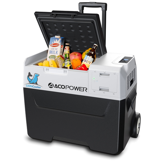 ACOPower LiONCooler X40A 40-L Wheeled Insulated Portable Solar Refrigerator-Freezer