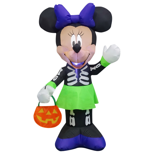 Disney 3.5Ft Minnie Skeleton Dress