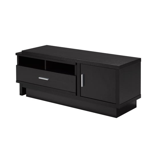 Brassex 48-in Expandable TV Stand with Storage Cabinet - Dark Cherry