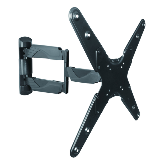TygerClaw 23-in to 55-in Black Full Motion Wall Mount