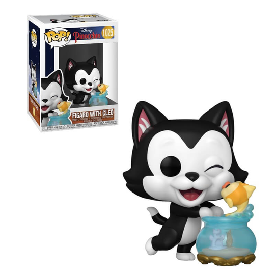 Disney Pinocchio Figaro kissing Cleo Pop! Vinyl Figure