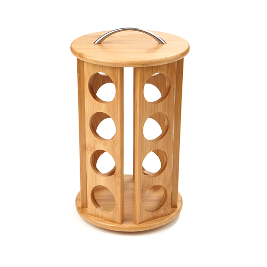 Mind Reader Bamboo 24-Capacity Single-Serve Coffee Pod Holder