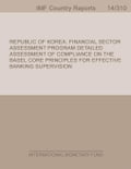 Republic of Korea:Financial Sector Assessment Program-Detailed Assessment of Compliance on the Basel Core Principles for Effective Banking Supervision