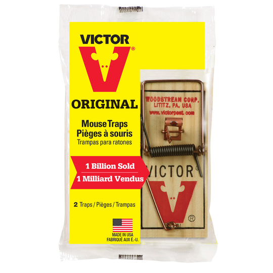 Victor 2-Pack Metal Pedal Mouse Trap