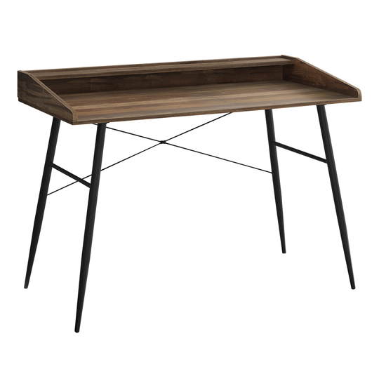 Monarch Specialties COMPUTER DESK - 48"L / BROWN RECLAIMED WOOD / BLACK METAL