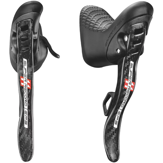 Campagnolo EPS Super Record 11Sp Ergopower Shifters - Pair - Front & Rear} - Black
